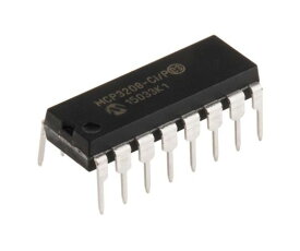 Microchip 12ビット ADコンバータ SPI 16ピン PDIP 1セット(30個入) MCP3208-CI/P