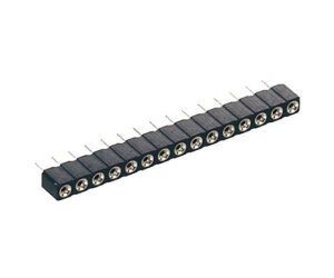 Preci-Dip �s���w�b�_ �s���\�P�b�g 1�� �X�g���[�g 2.54mm 6�� �X���[�z�[�� 1��(5��) 310-87-106-01-640101