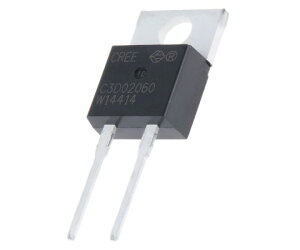 Wolfspeed �V���b�g�L�[�o���A�_�C�I�[�h 2A 600V 2-Pin TO-220 1��(2��) C3D02060A