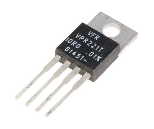 Vishay Foil Resistors 金属箔抵抗器 VPR221シリーズ 10Ω 8W ±0.01％ 1個 Y092610R0000T9L