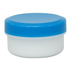 金鵄製作所 アルファ軟膏壷(軟膏容器・増量タイプ)12mL 青 50個 1袋(50個入) ATA12-03