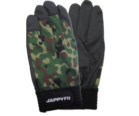 JAPPY 作業用手袋 緑迷彩 M 1双 JPF-178MG-M