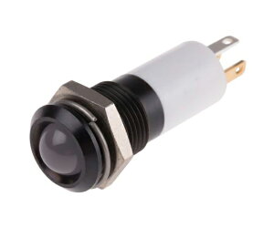 RS Pro LED�\���� �΁A�ԁA�� 14mm 12 V dc 1�� 203-644