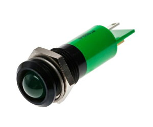 RS Pro LED�\���� �� 14mm 24 V ac/dc 1�� 206-053