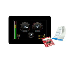 4D Systems 5C` TFT tfBXvC 800 x 480 ^b`pl Óde 1 gen4-uLCD-50DCT-CLB