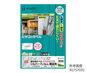 �q�T�S ���O�p���x���@�V���o�[�t�B�����@65�ʁ@38.1×21.2mm 1��(6�V�[�g��) KLPS3011S
