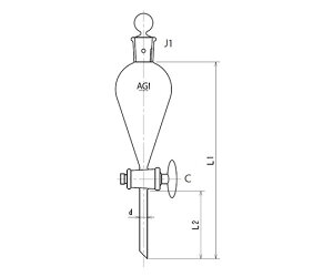 쏊 XL[u`t[g@KXRbN@300mL 1 3708-300