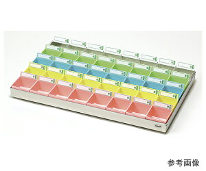 エスティーメディカル 投薬トレー(ハンガー無)40駒(ブルー駒) 1セット ST-40B