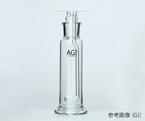旭製作所 ガス洗浄瓶(板フィルター付) 細目 500mL 1個 4106-500