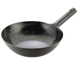 山田工業所 鉄打出北京鍋 33cm(板厚1.6mm) 1個 029001010