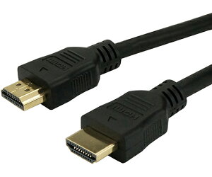 ホーリック ハイスピードHDMIケーブル 5.0m ブラック プラスチックモールド 4K/30p HDR 3D HEC ARC リンク機能 1個 HDM50-067BK