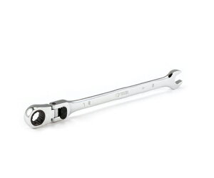 ラチェット片目片口スパナ(首振型/ロック付) 19mm 1本 EA684RD-19