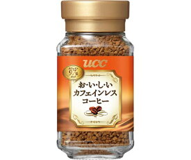 UCC おいしいカフェインレスコーヒーインスタント瓶45g 1個(45g入) 390117