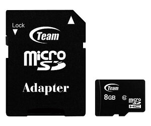 TEAM microSDHCJ[h@class10@8GB 1 TG008G0MC28A