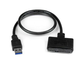 Startech SATA - USB 変換ケーブルアダプタ UASP対応 1個 USB3S2SAT3CB