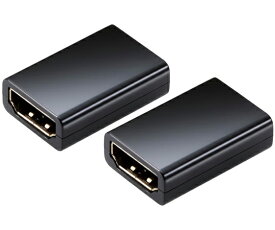 エレコム HDMI延長アダプター ストレート スリムタイプ 2個入 ブラック 1セット(2個入) AD-HDAASS02BK