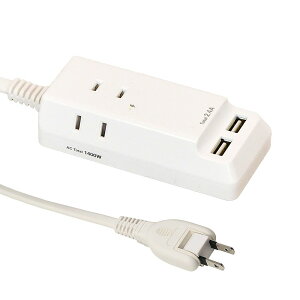 ELPA �ϗ�USB�R�[�h�t���^�b�v 2.5m 1�� WL-2225SU
