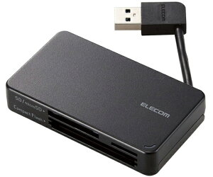 GR [_C^ P[u[^Cv USB3.0Ή P[u6cm SD+microSD+CFΉ ubN 1 MR3-K303BK
