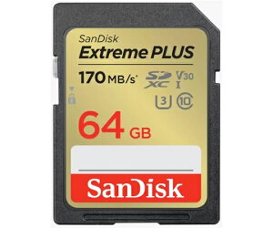 TfBXN Extreme PLUS SDXC UHS-IJ[h 64GB 1 SDSDXWH-064G-JNJIP