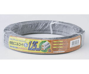 ELPA 1.25�R�[�h15m �O���[ 1�� VFF-15LH(GY)