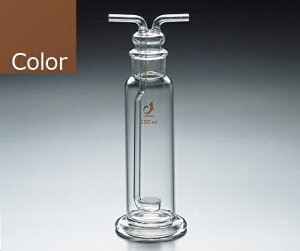 クライミング ガス洗浄瓶(板フィルター付)茶 500ml・45/40 1個 CL0457-03-20