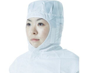 トラスコ中山 制電子グリッド仕様フード ホワイト フリーサイズ 1枚 TCGF-W