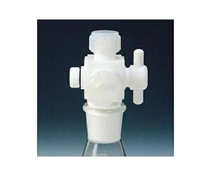 フロンケミカル フッ素樹脂 三方バルブ接続型アダプター 6φ用×TS15/25 1個 NR0096-001