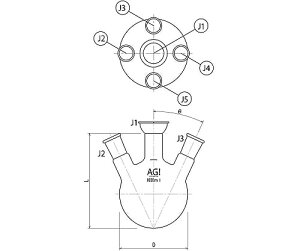�����쏊 �܃c�������t���X�R 500mL 35/25�E15/25 1�� 3194-500-H1L