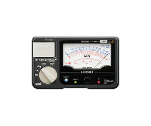 日置電機 アナログメグオームハイテスタ 1000V/2000MΩ 4レンジ (スイッチ付きリード附属) 1個 IR4042-11