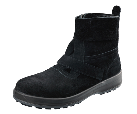 シモン 安全靴 （マジック式中編上靴） ＷＳ２８ 黒床 ２４．５ｃｍ 1足 WS28 ｸﾛﾄｺ 24.5cmのサムネイル