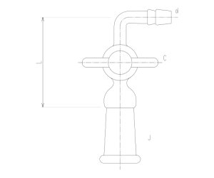 �����쏊 �R�b�N�t�r�C�ǋȊ� ���X PTFE�R�b�N 1�� 2422-5L