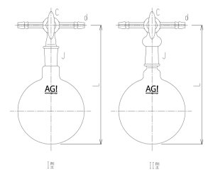 쏊 ̎tXR KXRbN 1000mL 24/40E^ 1 4206-1000/1