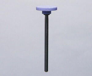 サンフレックス 軸付砥石(金属用)WA材 φ2.34 #120 12.5×1.5 円盤型 1本 No.H-220