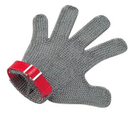ニロフレックス ニロフレックス メッシュ手袋5本指 M 左手用(赤) 1枚 M5L-EF