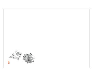 カミイソ産商 尺3 テーブルマット(100枚入) さざえ 1ケース(100枚入) No.101