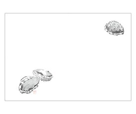 カミイソ産商 尺3 テーブルマット(100枚入) あわび 1ケース(100枚入) No.105
