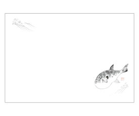 カミイソ産商 尺3 テーブルマット(100枚入) ふぐ 1ケース(100枚入) No.108