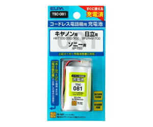 ELPA db@p[dr 2.4V 600mAh 1 TSC-081