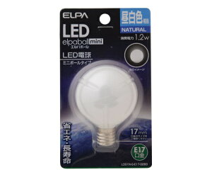 ELPA LED�d��G50�`E17 1�� LDG1N-G-E17-G260