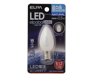 ELPA LED�d�����[�\�N�`E12 1�� LDC1N-G-E12-G300