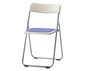 サンケイ アルミ折畳椅子 CF67-MX IV ブルー 1個 CF67-MX IVBL