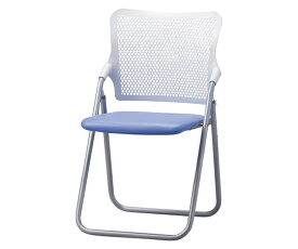 サンケイ スチール折り畳み椅子 SCF07-MX ミドルブルー 1個 SCF07-MX BL