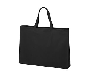 不織布バッグ 角底 大 黒 1箱(100枚入) LC0452AB00