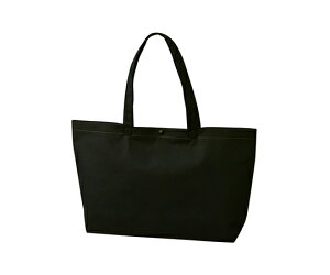 不織布バッグ 船底ホック付きA4横 黒 1箱(100枚入) LC0529AB00