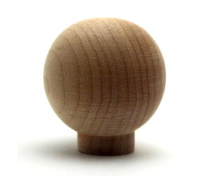 和気産業 木製つまみ 木地 32mm×15mm×35mm 1個 TW-314
