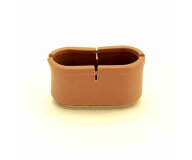 和気産業 ワイドフェルトキャップ　長丸脚用　22-28mm×55-60mm　薄茶　4個入 1袋(4個入) GK-705