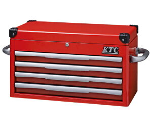 KTC トップ チェスト 4段4引出し レッド 1台 EKR-1004R