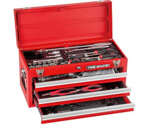 TONE 整備用工具セット ツールセット 差込角12.7mm 58点セット レッド TSA450 1セット