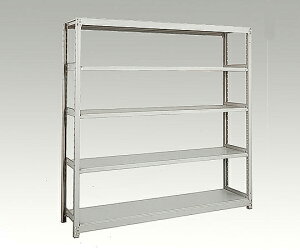アズワン 軽中量ボルトレスラック 4段 1502×459×2107mm(耐荷重:200kg/段) 1台