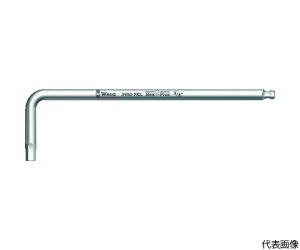 Wera ボールポイント六角棒レンチ 3950 ステンレスヘックスキー 対辺寸法3/16インチ 022715 1本